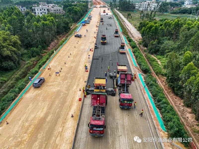 【省重 點項目】3D技術(shù)“打印”高速公路，南三島大橋項目進入路面工程施工階段